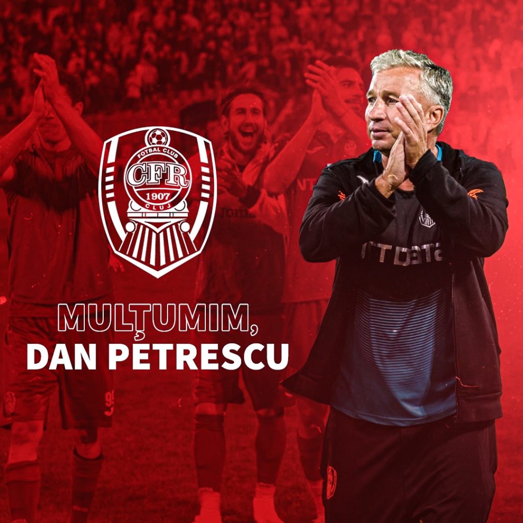 Dan Petrescu pleaca de la CFR Cluj