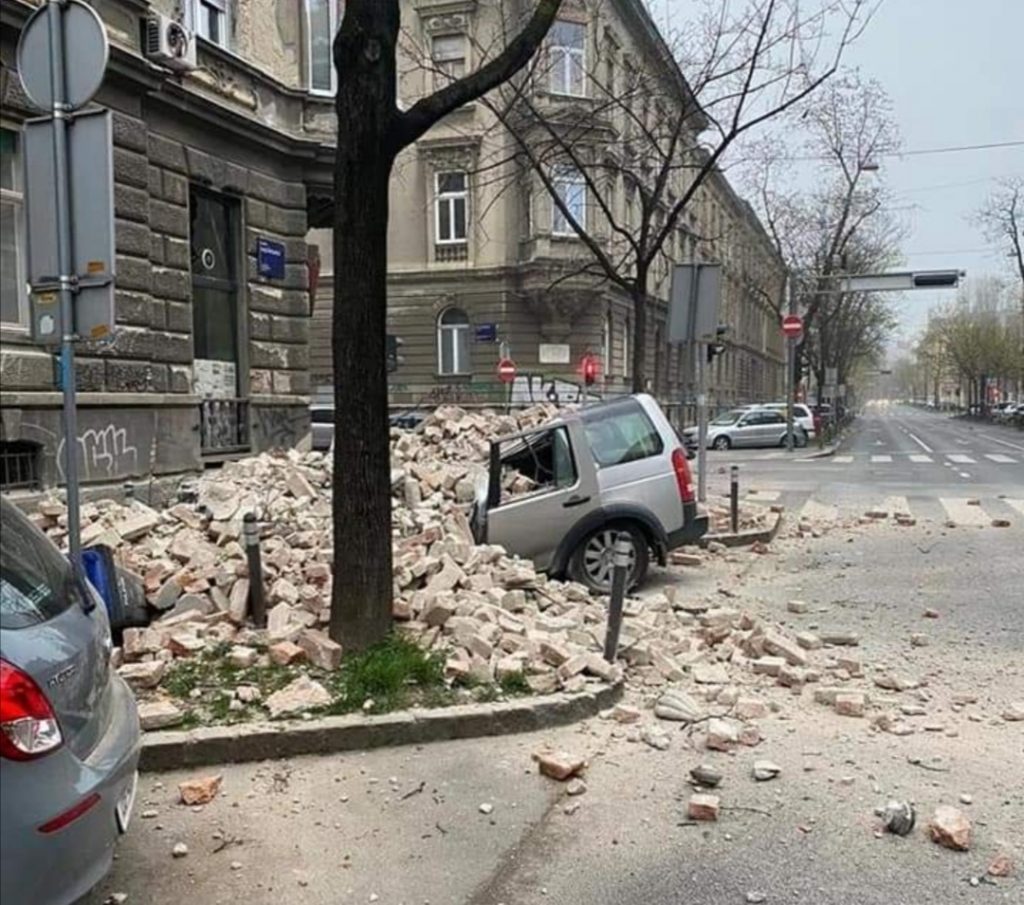 Cutremurul din Croația din 22 martie 2020, care a produs pagube materiale semnificative