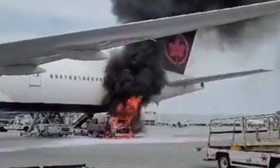 Un avion de pasageri a luat foc! Starea pasagerilor