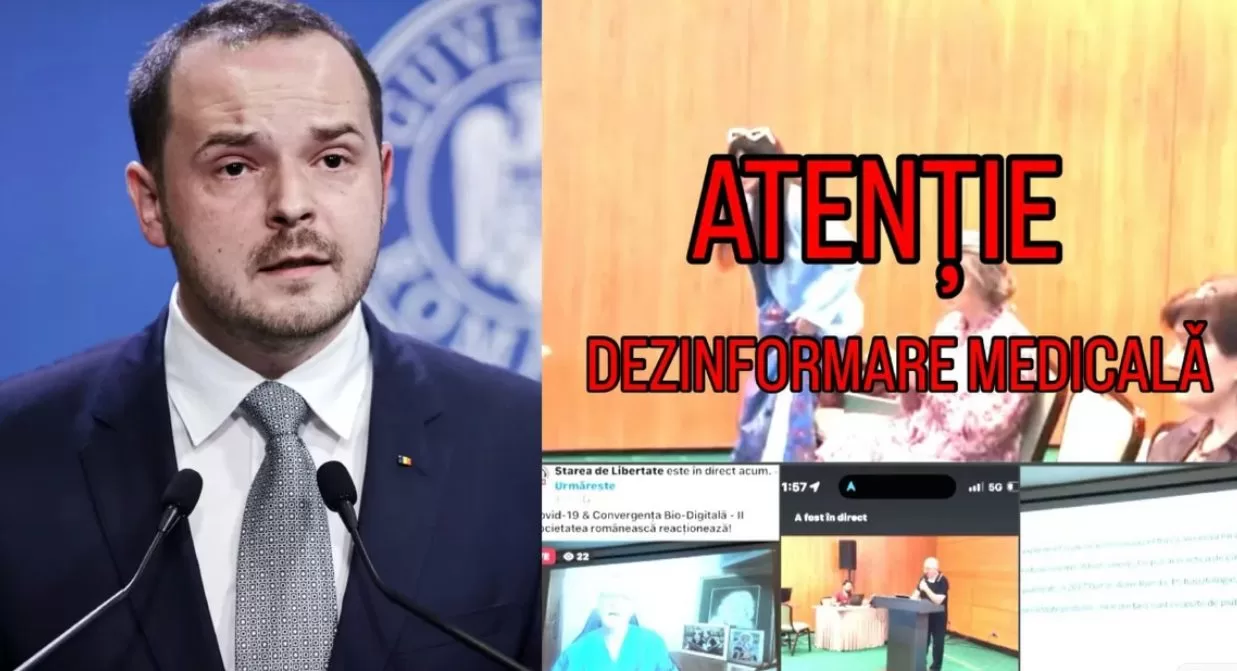 Ministrul Sănătății reacționează la conferința anti-vaccin de la Brașov: „Dezinformarea medicală este un atac direct la sănătatea românilor”